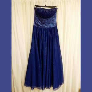 Midnight Blue Prom Dress